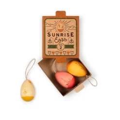 Adornos huevos de Pascua de madera Sunrise Eggs (3) - Grapat