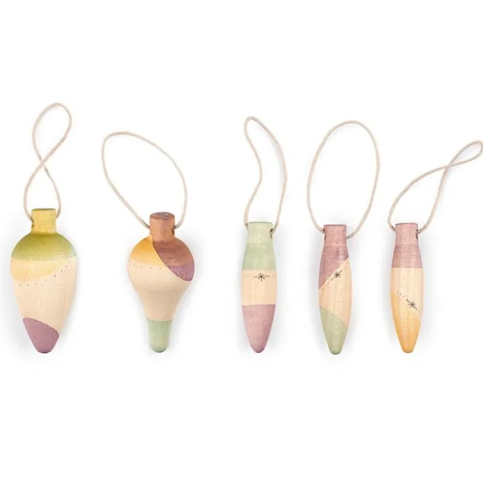 Adornos navideños de madera Twinkle Mist (5) - Grapat