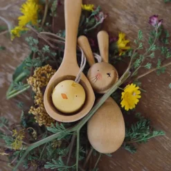 Adornos pollito y conejo de Pascua de madera Hop Peep - Grapat