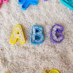 Alfabeto letras mayúsculas rellenables 5 cm (28) - Sumando Momentos