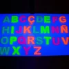 Alfabeto letras mayúsculas rellenables fluorescentes 7 cm (28) - Sumando Momentos