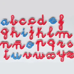 Alfabeto letras Montessori minúsculas rellenables translúcidas (28) - Sumando Momentos
