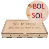 Alfabeto Montessori letras mayúsculas translúcidas castellano/catalán (170) - R-cre@