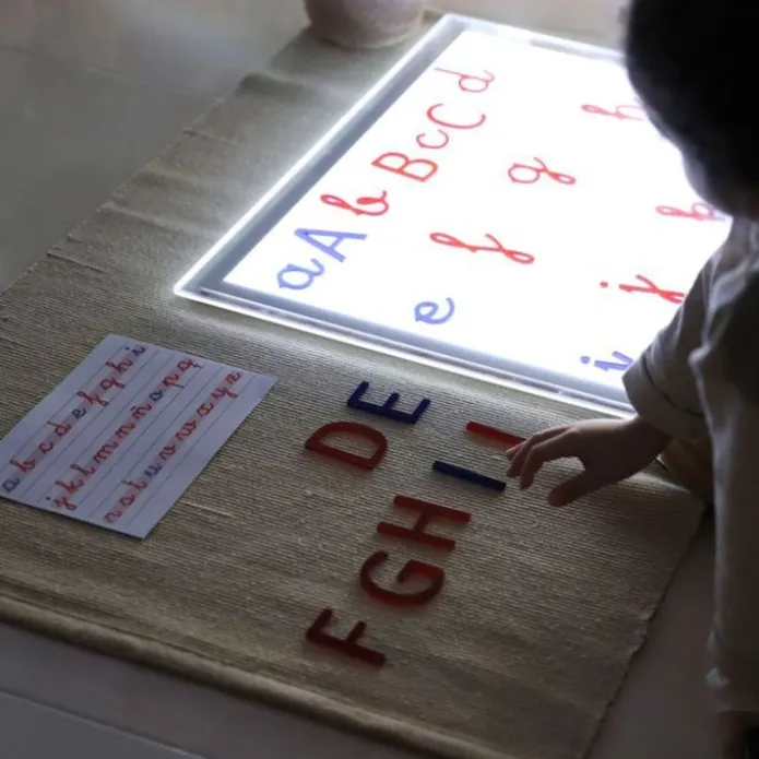 Alfabeto Montessori letras mayúsculas translúcidas castellano (165) - R-cre@