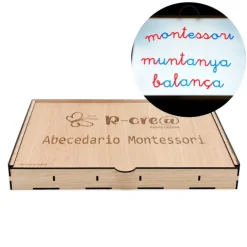 Alfabeto Montessori letras minúsculas enlazadas translúcidas castellano/catalán (170) - R-cre@