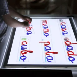 Alfabeto Montessori letras minúsculas enlazadas translúcidas castellano (165) - R-cre@