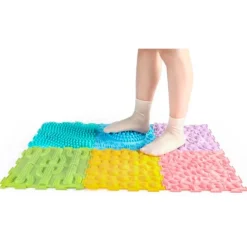 Alfombra baldosas sensoriales texturizadas (6) - Playlearn