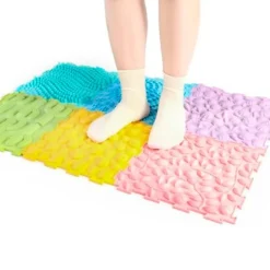 Alfombra baldosas sensoriales texturizadas (6) - Playlearn
