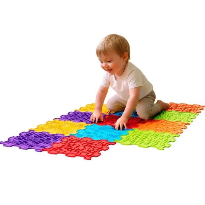 Alfombra baldosas sensoriales texturizadas (12) - Soft BiBi