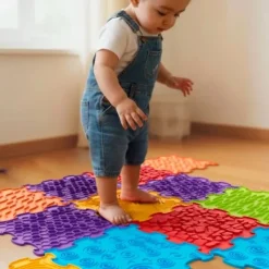 Alfombra baldosas sensoriales texturizadas (6) - Soft BiBi