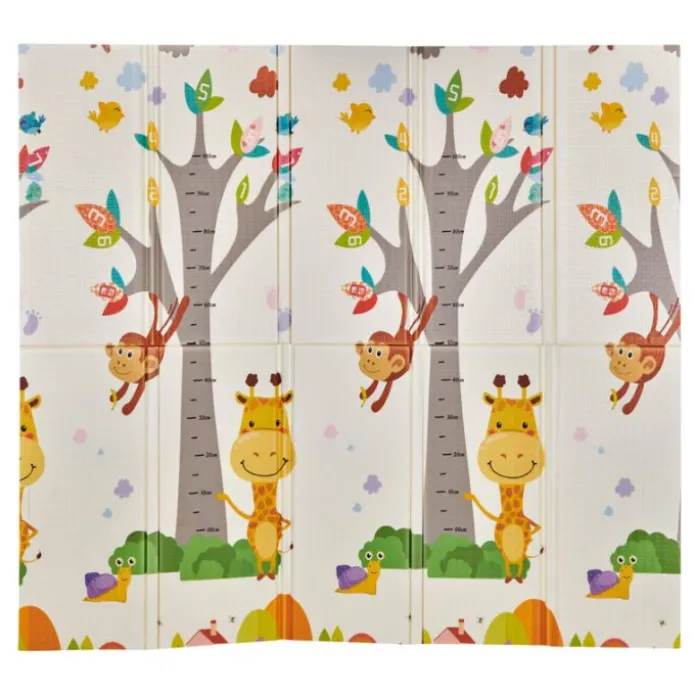 Alfombra de espuma plegable y reversible Fancy Jirafa y Carretera 2 x 1,8 metros - MS