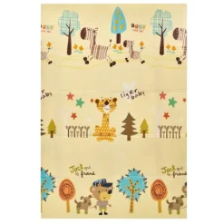 Alfombra de espuma plegable y reversible Trendy Cebra y Jirafa 1,8 x 1,2 metros - MS