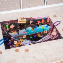 Alfombra para mesas de luz A2 y bandejas sensoriales Lago - TickiT