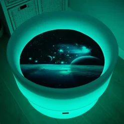 Alfombra para mesas de luz y bandejas sensoriales Espacio 62,5 cm - TickiT