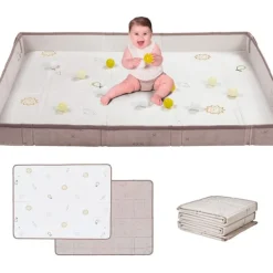 Alfombra-piscina de bolas plegable y reversible 1,8 x 1,5 cm - Taf Toys