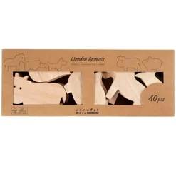 Animales de la granja de madera 8 cm (10) - Creativ Company