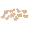 Animales de la granja de madera 6 cm (10) - Goki