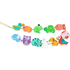 Animales mascotas de madera para coser - Vilac