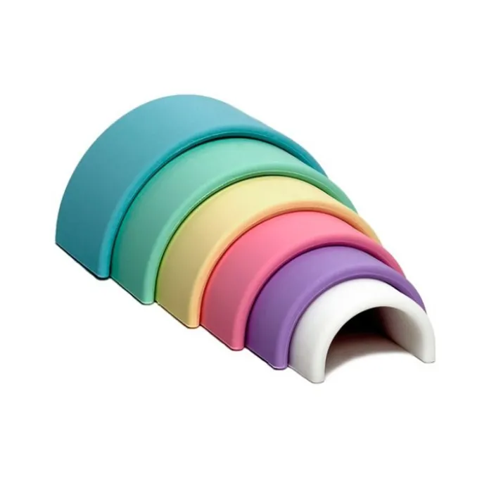 Arcoíris de colores pastel de silicona (6) - Dëna