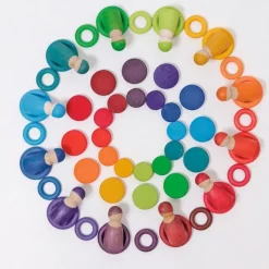 Aros de madera colores (24) - Grimm's