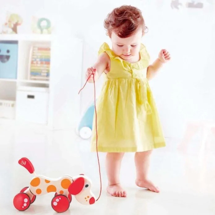 Arrastre de madera Perrito Pepe - Hape