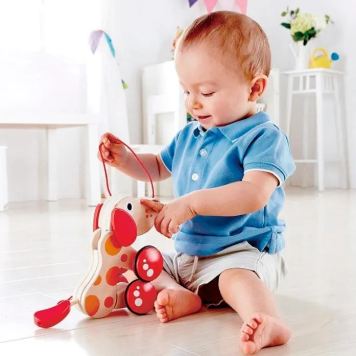 Arrastre de madera Perrito Pepe - Hape