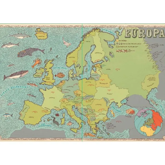 Atlas del mundo edición púrpura - Aleksandra Mizieliríska y Daniel Mizieliríski - Maeva