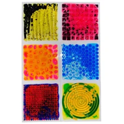 Baldosas sensoriales texturizadas con líquido Círculo (6) - Playlearn