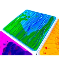 Baldosas sensoriales texturizadas con líquido Mariposa (6) - Playlearn