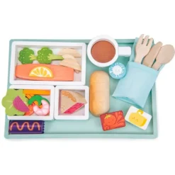 Bandeja de comida de avión de madera - Tender Leaf