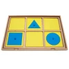 Bandeja de demostración gabinete geométrico - Montessori
