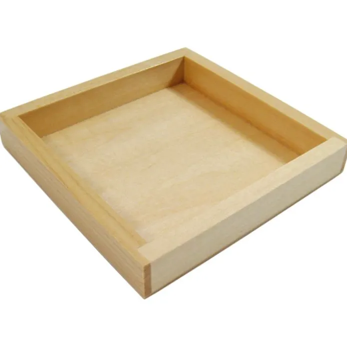 Bandeja de madera para cadena de 100 - Montessori