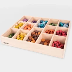 Bandeja de madera para clasificar 14 compartimentos - Tickit