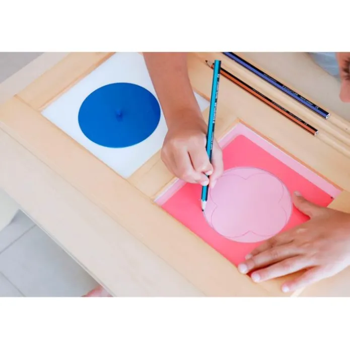 Bandeja de madera para resaques doble - Montessori