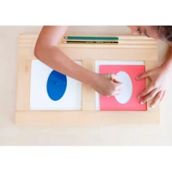 Bandeja de madera para resaques doble - Montessori