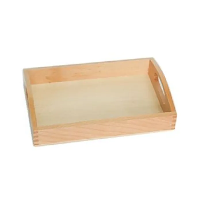 Bandeja de madera pequeña 30 cm - Montessori