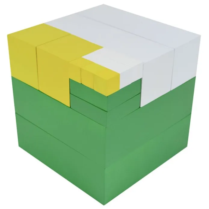 Bandeja de madera potencias de 3 - Montessori