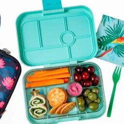 Bandeja de tritán (sin BPA) con 6 compartimentos para fiambrera Panino - Yumbox