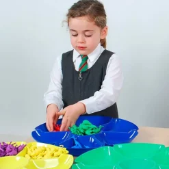 Bandejas de colores para clasificar Flor (6) - TickiT