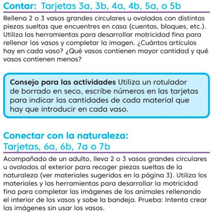 Bandeja sensorial con plantillas y herramientas - Hand2Mind