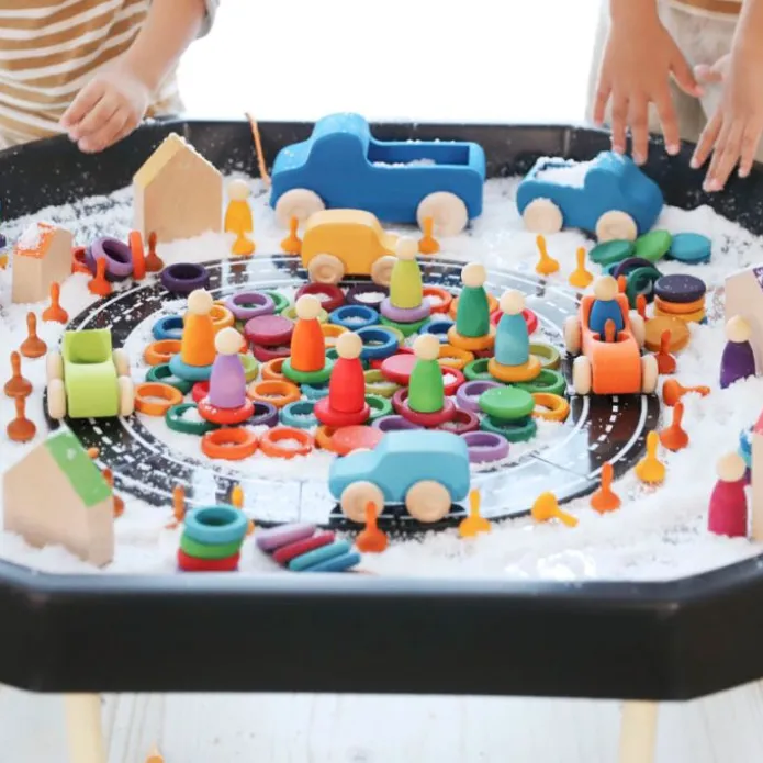 Bandeja sensorial Mundo Activo negra - Tuff Tray