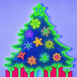 Bandeja sensorial rellenable árbol de Navidad - Sumando Momentos