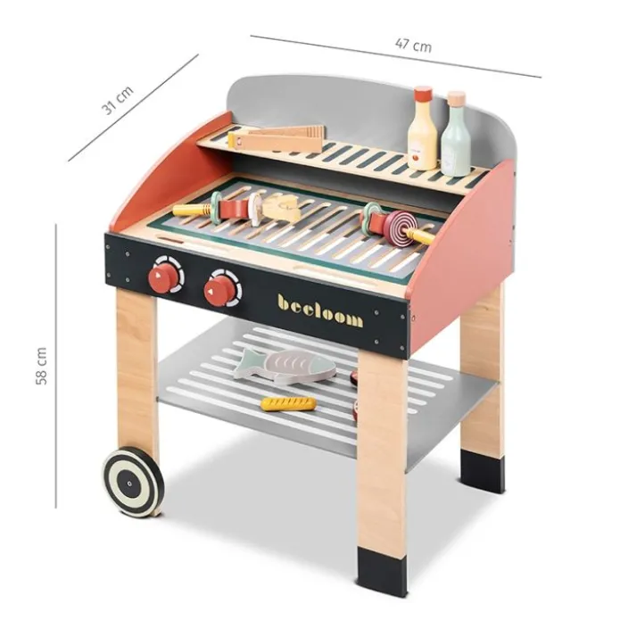 Barbacoa de madera Babycue con accesorios - Beeloom