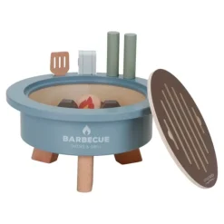 Barbacoa portátil con accesorios de madera - Little Dutch