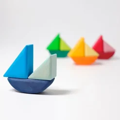 Barcos de madera balancín (4) - Grimm's