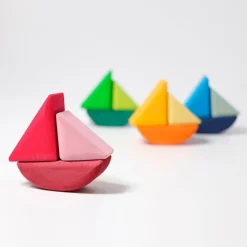 Barcos de madera balancín (4) - Grimm's