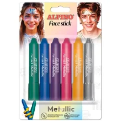 Barras de maquillaje para disfraces metalizados Twist (6) - Alpino