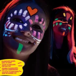 Barras de maquillaje para disfraces neón Twist (6) - Carioca