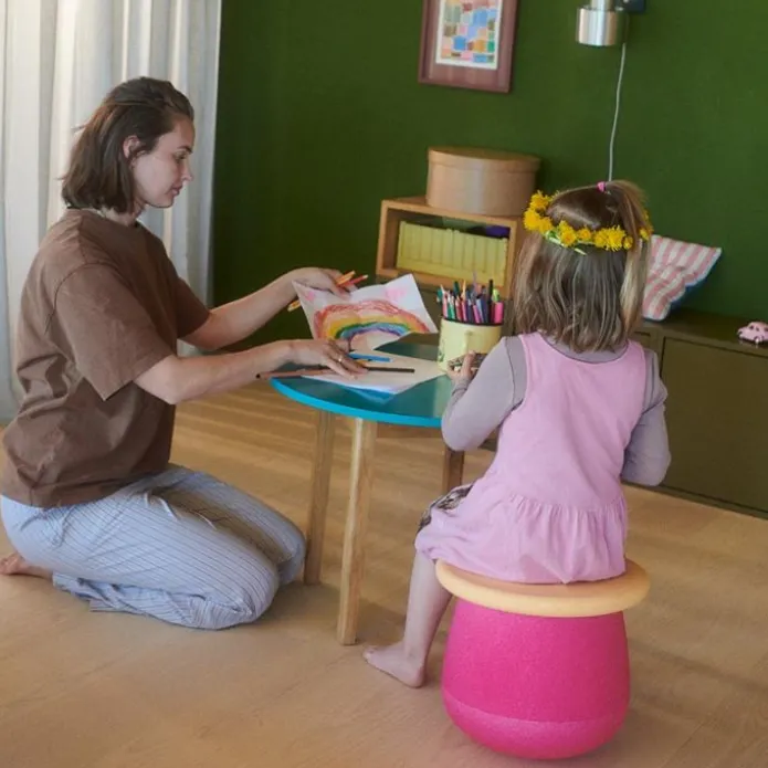 Base rosa para asiento de equilibrio - Stapelstein