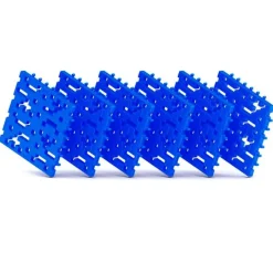 Bases de construcción azules para bloques Maxi (6) - MELI